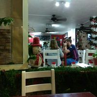 View from outside table. at Giuseppe's in San Cristobal