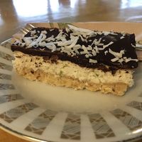 vegan raw bounty bar slice at Sunday Cantina in Waikanae