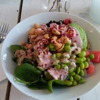 Vegan pokébowl at JOS - Kungsportsavenyen in Gothenburg