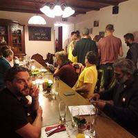 Our sevakas fight on the buffet at Fair Liebt in Wiesbaden