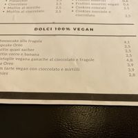 Menu  at Coccodi il Dolce e il Salato in Cagliari