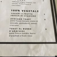 Menu  at Coccodi il Dolce e il Salato in Cagliari