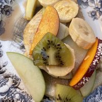 vegan pancakes with maple syrup   at Coccodi il Dolce e il Salato in Cagliari