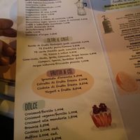 Menu  at Coccodi il Dolce e il Salato in Cagliari