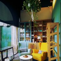 Cafe deco at Museu Cafe in Funchal