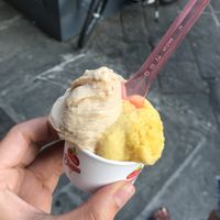 Vegan hazelnut and passionfruit at Ettamo in Florence