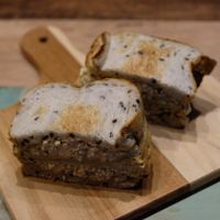 ";egg salad"; sandwich with peanut butter  at Zhen De Coffee in Taipei