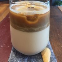 coffee with plant-based milk  at Zhen De Coffee in Taipei