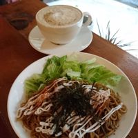 Japanese Fried Noodle at Zhen De Coffee in Taipei