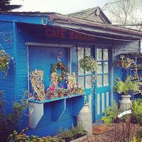 The outside of Cafe Banana at  Cafe Banana in Withleigh