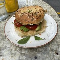 Vegan bagel sandwich   at Holy Donut - Vokiečių in Vilnius