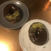 Vegan chocolate donuts at Holy Donut - Vokiečių in Vilnius