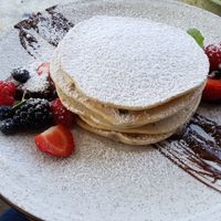 Vegan American pancakes at Holy Donut - Vokiečių in Vilnius