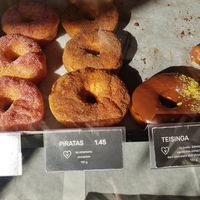 All of the pictured options are vegan 💚 at Holy Donut - Vokiečių in Vilnius