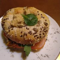 Vegan bagel at Holy Donut - Vokiečių in Vilnius