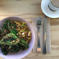 Green Brekkie Bowl at Nude Sisters Whole Food Kitchen in Gold Coast