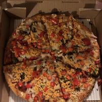 Little Green with Daiya Cheddar and Daiya Mozza at Red Tomato Pies in Williams Lake