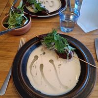 Homemade seitan at Ravintola Kuori in Turku