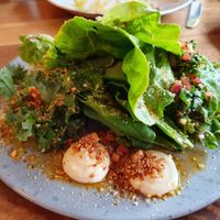 ceaser salad with vegan mio at Ravintola Kuori in Turku