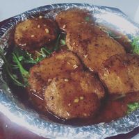 This is a must try! Black pepper "beef" vegan version  at Chan Sheng Hui  in Quanzhou