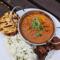 Vegan curry at The Heights in Llanberis