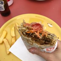 Vegan kebab at Regeneracja in Warsaw