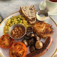 English breakfast  at Greasy Spoon - Hagagatan in Stockholm