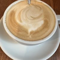 Soy milk cappuccino ☕️   at Jaglana in Poznan