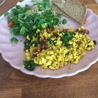 tofu scrumble at Jaglana in Poznan