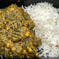 Saag Dal  at Jewel of India in Waterville