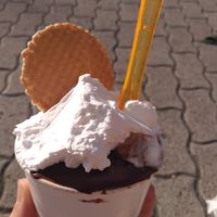 Amazing vegan cream at Gelosia in Rome