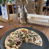 Pizza (sadly way to small I was more hungry after I ate)  at Veda Restaurante in Miraflores