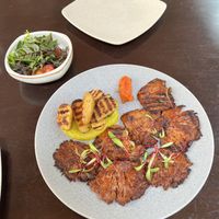 Anticuchos con ocopa  at Veda Restaurante in Miraflores