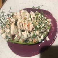 Stuffed avocado  at Veda Restaurante in Miraflores