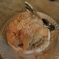 Arroz con leche en un pan de muerto at Malportaco in Mexico City