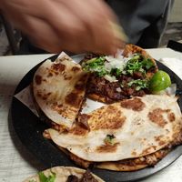 La gringa o quesadilla at Malportaco in Mexico City