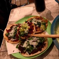 tacos  at Malportaco in Mexico City