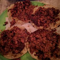 Tacos at Malportaco in Mexico City