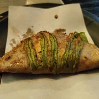 Zucchini flower taco at Malportaco in Mexico City