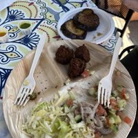   at Aba's Falafel in Rhinebeck