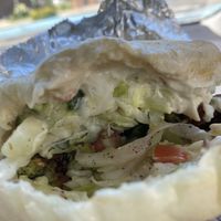   at Aba's Falafel in Rhinebeck