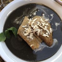 Vegan crepes at Casa Tequila in Cancun