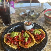 Tacos al Pastor (with pineapple)  at Casa Tequila in Cancun