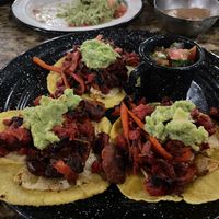 Tacos al pastor (mushroom)  at Casa Tequila in Cancun