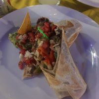 Vegan Burrito at Casa Tequila in Cancun