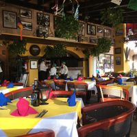 Inside resturant at Casa Tequila in Cancun