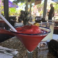 Virgin strawberry daiquiri  at Casa Tequila in Cancun