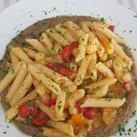 Penne with lentils at Donna Carmela in Guasto