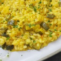 Risotto with zucchini at Donna Carmela in Guasto