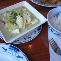 Green curry at Thai Delicacy in Truckee